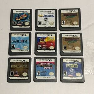 Lot bundle of 9 Nintendo DS Games
